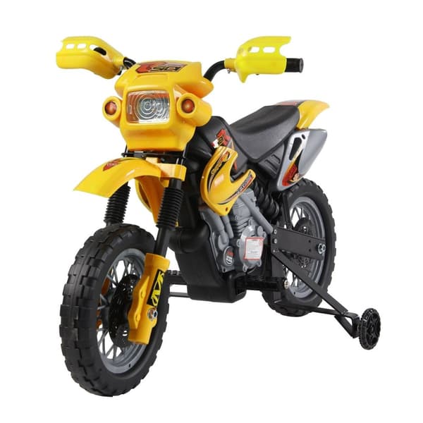 Rootz Electric Motocross for Kids - Mini Motorcykel - Ride -On Bike - Safe Riding - 102 x 53 x 66 cm - Yellow & Black
