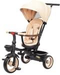 Miniatyrbillede 1 af 2: Baby Tricycle, Aftageligt Tag, 3-Punkts Sikkerhedsseler,Khaki