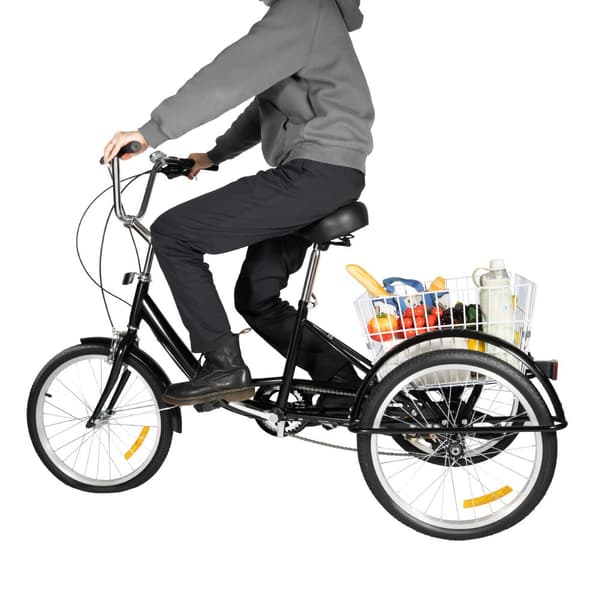 20 Tommer Voksen Tricycle, 8 Gear, Robust Ramme, Komfortabel Sæde
