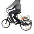 Miniatyrbillede 2 af 4: 20 Tommer Voksen Tricycle, 8 Gear, Robust Ramme, Komfortabel Sæde