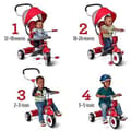 Miniatyrbild 2 av 4: Trehjuling - Radio Flyer - Röd - Att montera själv - 18 månader till 4 år - Max 25 kg