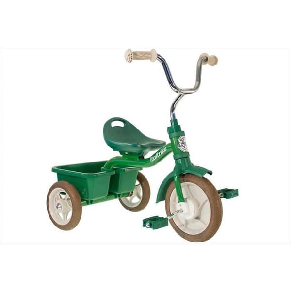 Trehjuling för barn - ITALTRIKE - Transporter Primavera - Metallram - Plasthink - Punkteringssäkra däck