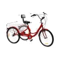 Miniatyrbild 1 av 2: Vuxen Trike, 7-växlad växelsystem, Stark lastkapacitet,Röd