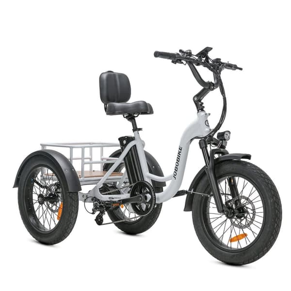 Elektrisk trehjulet cykel til last JOBOBIKE, Bafang-motor, til seniorer