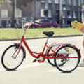 Miniatyrbild 3 av 4: Bergtrehjulig cykel, 6-växlad, bakkorg