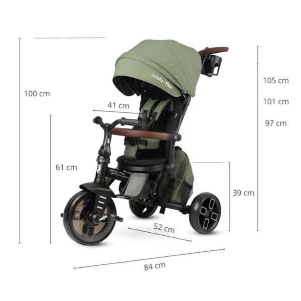 Trike Comfo Max Vert Olive