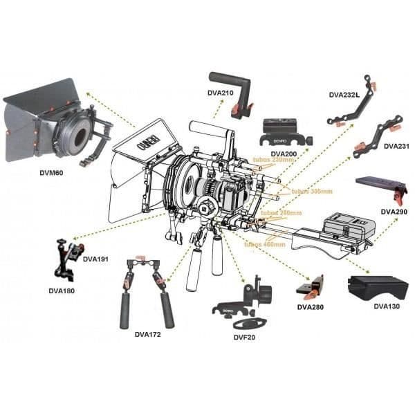 Benro DVA 231 Offset Bracket High