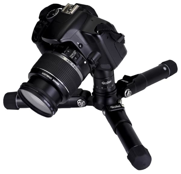 Rollei Compact Traveler Mini M-1/ Zátěž 8kg/ Vytažený 47 cm/ Vhodný pro focení Makro
