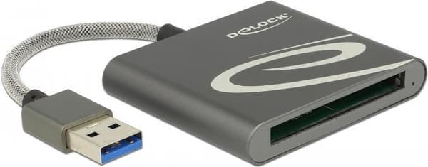 DeLOCK - Kortinlukija (CFast Card Type I, CFast Card Type II) - USB3.0 (91525)