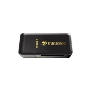 Transcend - Kortlæser (SD, microSD, SDHC, microSDHC, SDXC, microSDXC, SDHC UHS-I, SDXC UHS-I) - USB3.0 (TS-RDF5K)