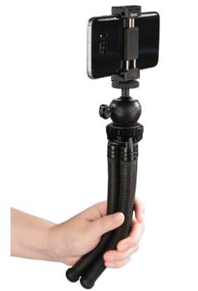 Hama FlexPro Stativ - Velegnet til Smartphone - GoPro - Fotokameraer - 27 cm - Sort
