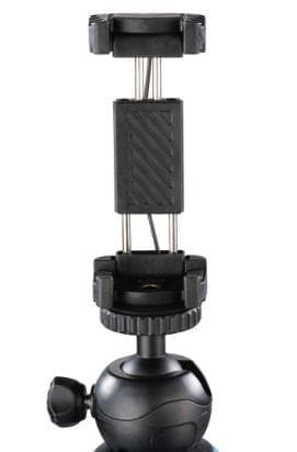 Hama FlexPro Stativ - Velegnet til Smartphone - GoPro - Fotokameraer - 27 cm - Sort
