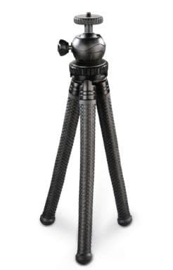 Hama FlexPro Stativ - Velegnet til Smartphone - GoPro - Fotokameraer - 27 cm - Sort