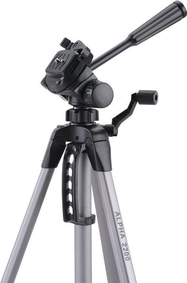 Cullmann Alpha 2800 Stativ 1/4 tommer Arbejdshøjde: 67,5 - 184,5 cm Aluminium Inkl. taske, kuglehoved, 3D panhead