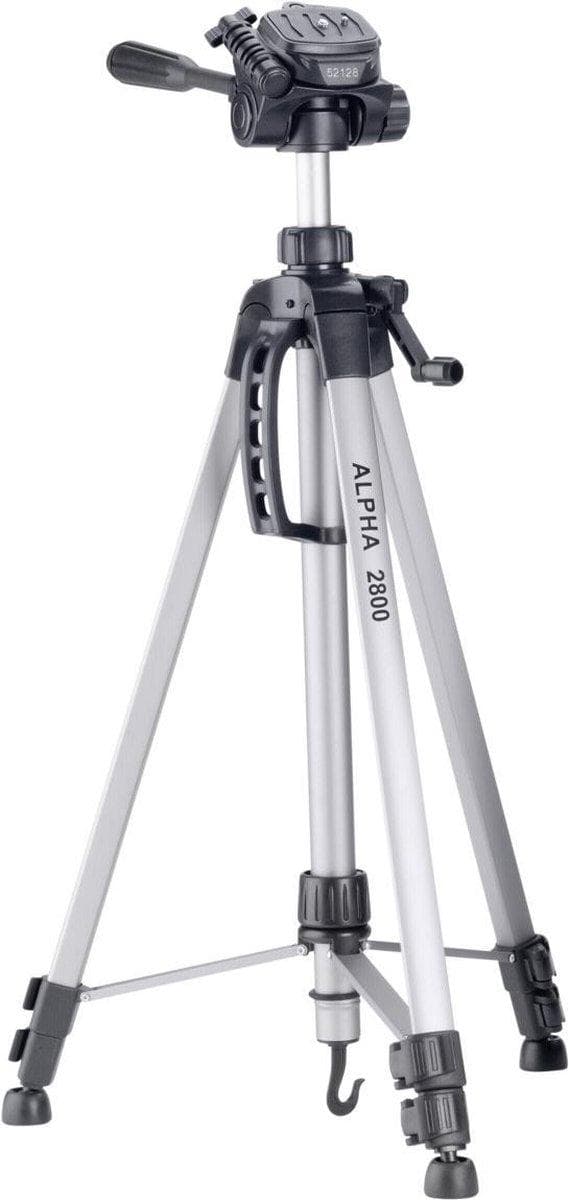 Cullmann Alpha 2800 Stativ 1/4 tommer Arbejdshøjde: 67,5 - 184,5 cm Aluminium Inkl. taske, kuglehoved, 3D panhead