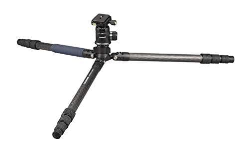 Cullmann CARVAO 828MC stativ av kolfiber (max. 164,5 cm förlängningshöjd, förpackningsstorlek 49 cm, lastkapacitet 15 kg, vikt 1730 g)