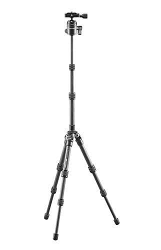 Cullmann CARVAO 816TCS resestativ i kolfiber (max. 70,5 cm förlängningshöjd, förpackningsstorlek 27 cm, lastkapacitet 4 kg, vikt 445 g)
