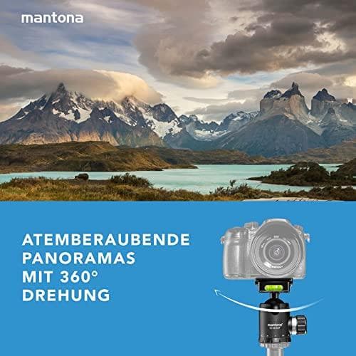 Mantona Fortress 40 Ball Head Sort