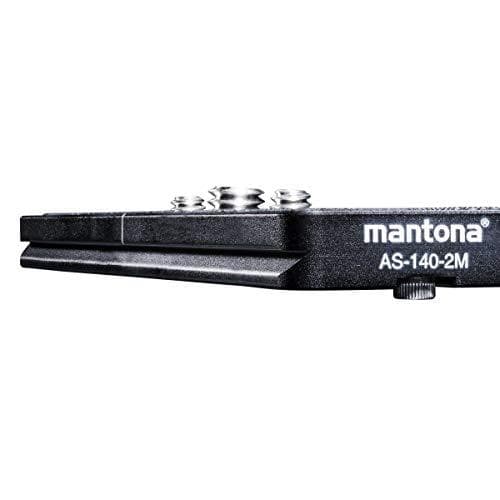 Mantona 21465 snabbkopplingsplatta Arca Swiss, 140 mm svart
