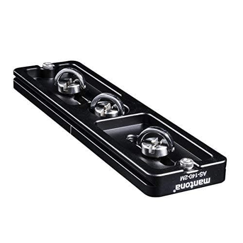 Mantona 21465 snabbkopplingsplatta Arca Swiss, 140 mm svart