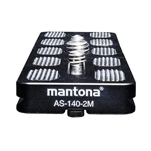 Mantona 21465 snabbkopplingsplatta Arca Swiss, 140 mm svart