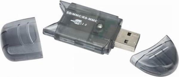 Gembird FD2-SD-1 USB 2.0 musta muistikortinlukija