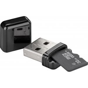 Wentronic goobay - kortlæser (microSD, microSDHC) - USB2.0 (38656)