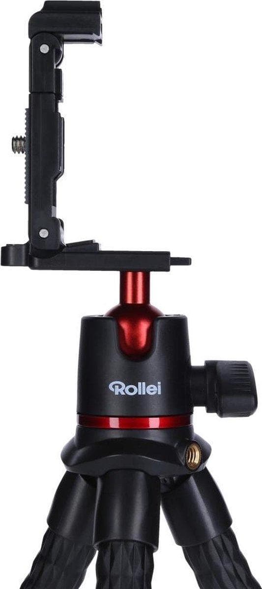 Rollei Monkey Pod 2 stativ Smartphone / digitalkamera 3 ben / ben Svart