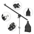 Miniatyrbild 3 av 4: Fotostudio Kit Stativ Ljusställning - Korsarm, Viktpåse, Tillbehörs förlängningsstång 53-133 cm
