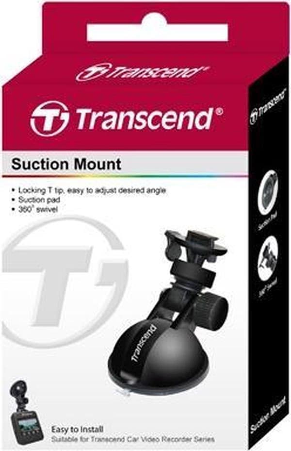 Transcend TS-DPM1 - Support System - Suge Mount - Forrude - til DrivePro 200 (TS-DPM1)