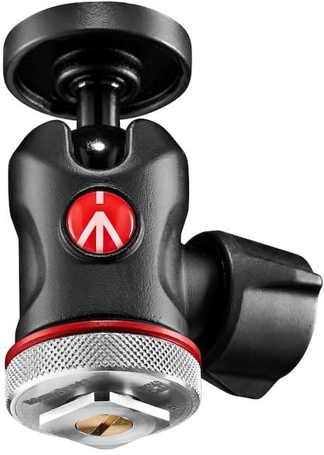 Manfrotto ball head MH492LCD-BH Micro + Cold Shoe