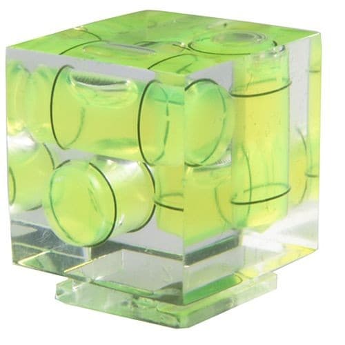 BIG spirit level 3D for flash shoe (423181)