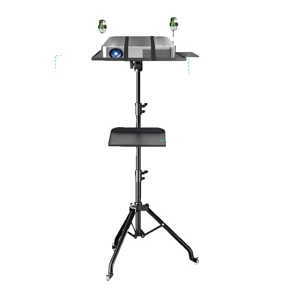 Projektorstativ, Justerbar Höjd, DJ Mixer Ståbord, 145cm