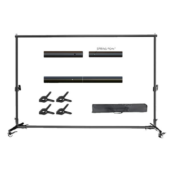 Fotostudio Bakgrundsställ, Justerbar Höjd, Lätt Att Flytta,2x3M-a