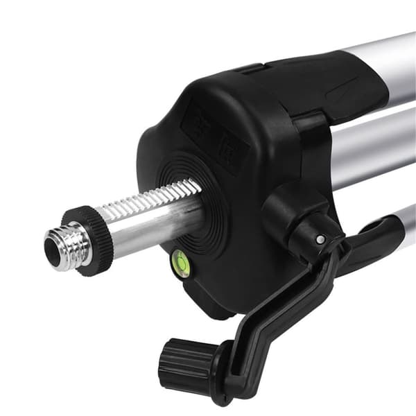 Aluminiumsstativ til laserniveau – 4-niveaus højdejustering – Maks. 1,5 m – Letvægt (0,8 kg) – Universelt design