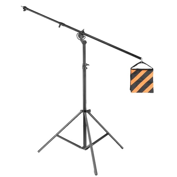 Fotografi Ljusstativ, Justerbar Höjd 117cm-400cm, Hållbar Aluminiumlegering,1 st metallstativ