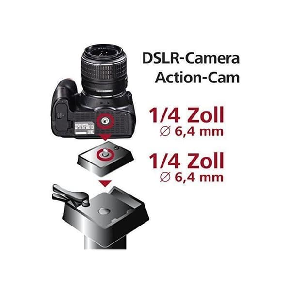 Hama "Traveller 163 Ball" Tripod Quick Release Plate