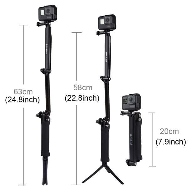 3-veis Selfie Stick GoPro HERO