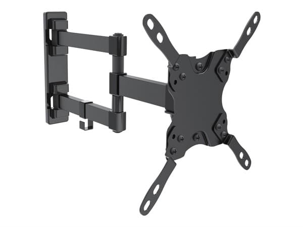 DELTACO wall mount for tv/screen, 15"-40", max 20kg, 3 leads, black