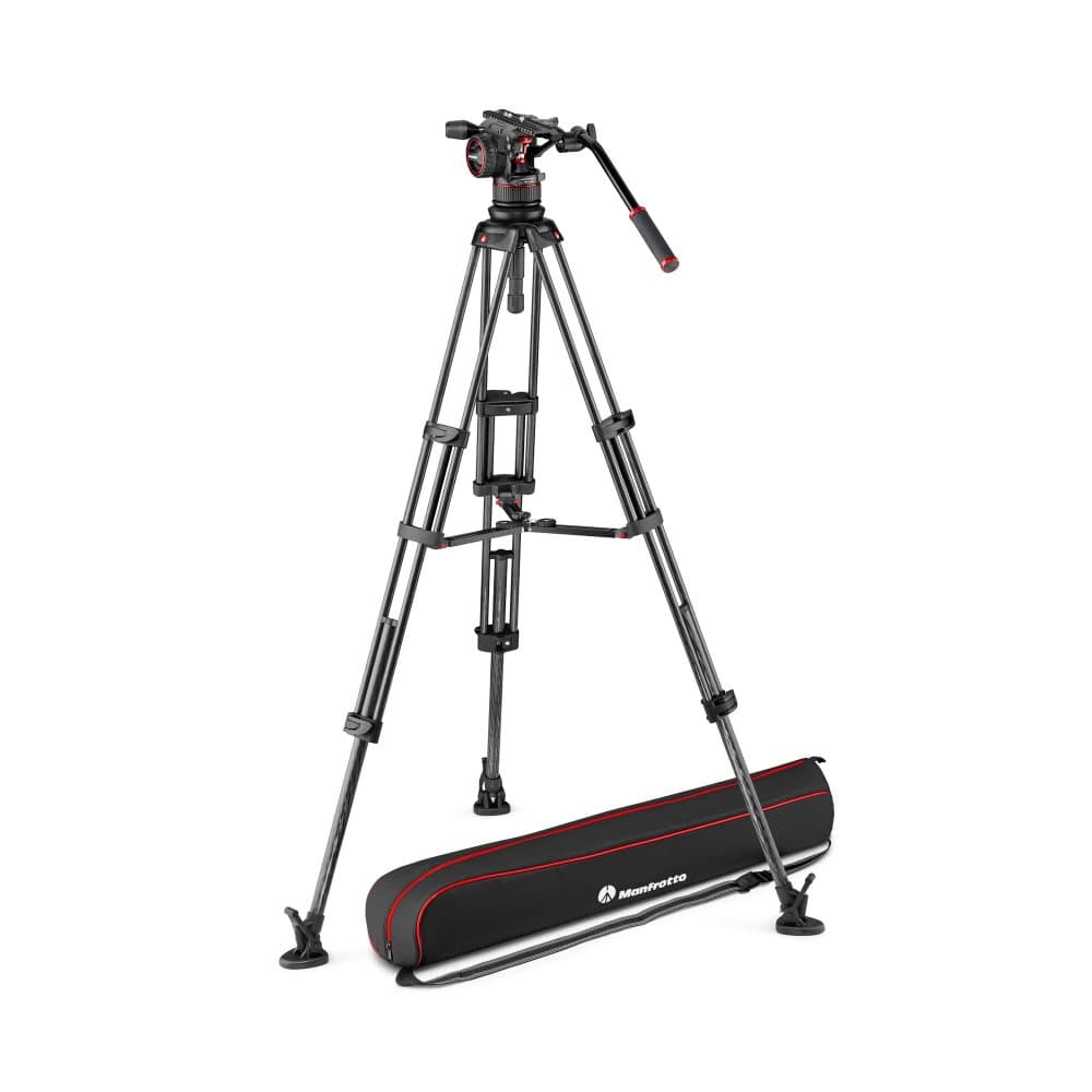 MANFROTTO Jalustakitti Video Nitrotech N12 + 545GCF Hiilikuitu