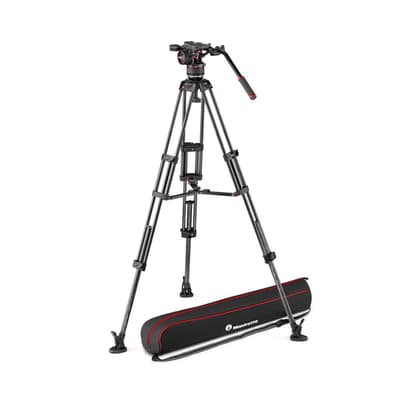 MANFROTTO Stativkit Video Kulfiber Nitrotech N8 + 545GCF