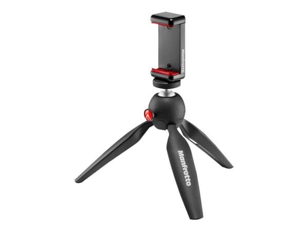 Manfrotto MKPIXICLAMP-BK, 3 jalkoja, Musta, 220 g