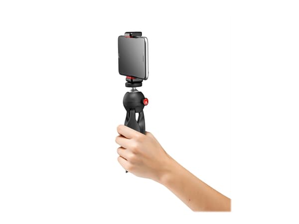 Manfrotto MKPIXICLAMP-BK, 3 jalkoja, Musta, 220 g