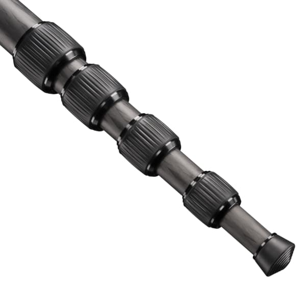 Mantona Pro ONE 165C, 165 cm, hiilikuitu, musta