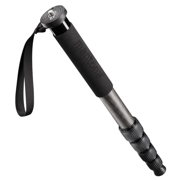 Mantona Pro ONE 165C, 165 cm, Karbonfiber, Sort