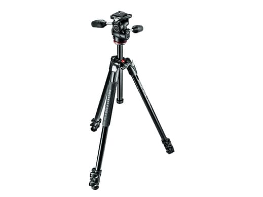 Manfrotto MK290XTA3-3W, 3 jalkoja, Musta, 171,5 cm, 2,52 kg