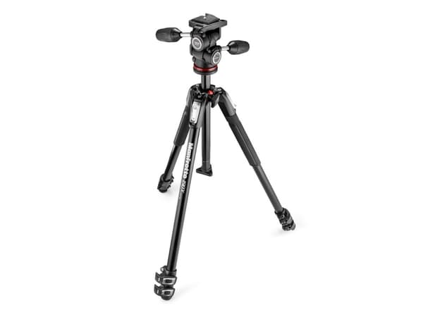 Manfrotto MK190X3-3W1, 3 jalkoja, Musta, 173 cm, 2,7 kg