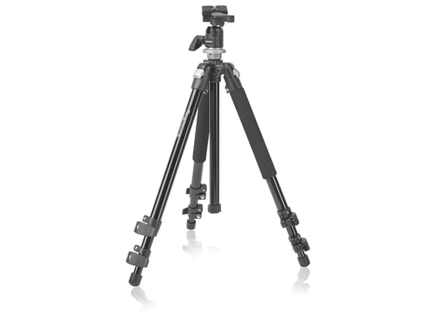 Mantona Pro Makro II, 3 jalkoja, Musta, 151 cm