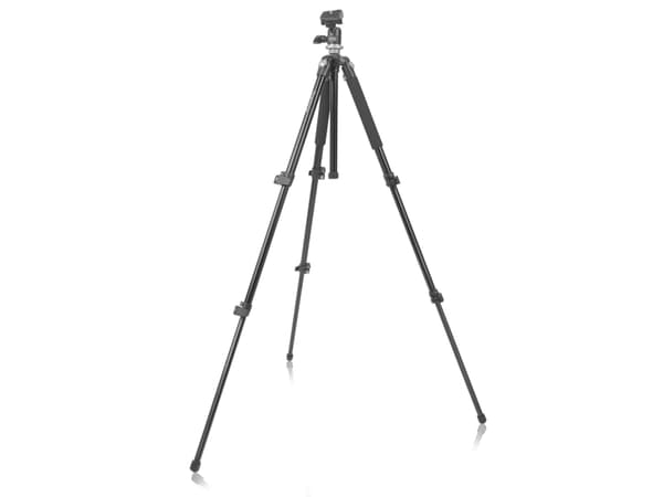 Mantona Pro Makro II, 3 jalkoja, Musta, 151 cm