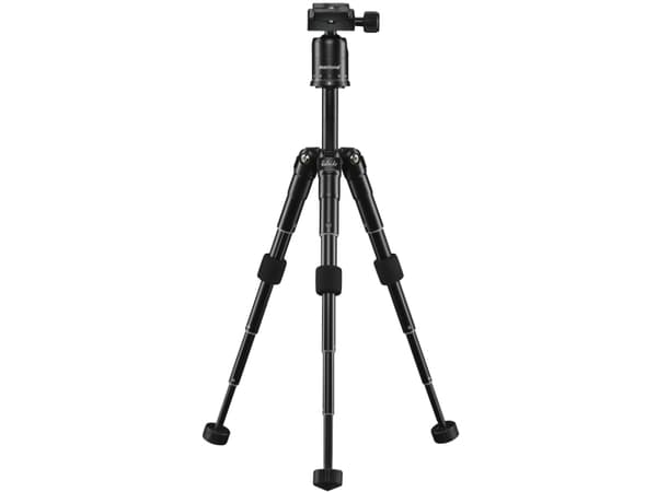 Mantona 21182, 3 jalkoja, Musta, 49,5 cm